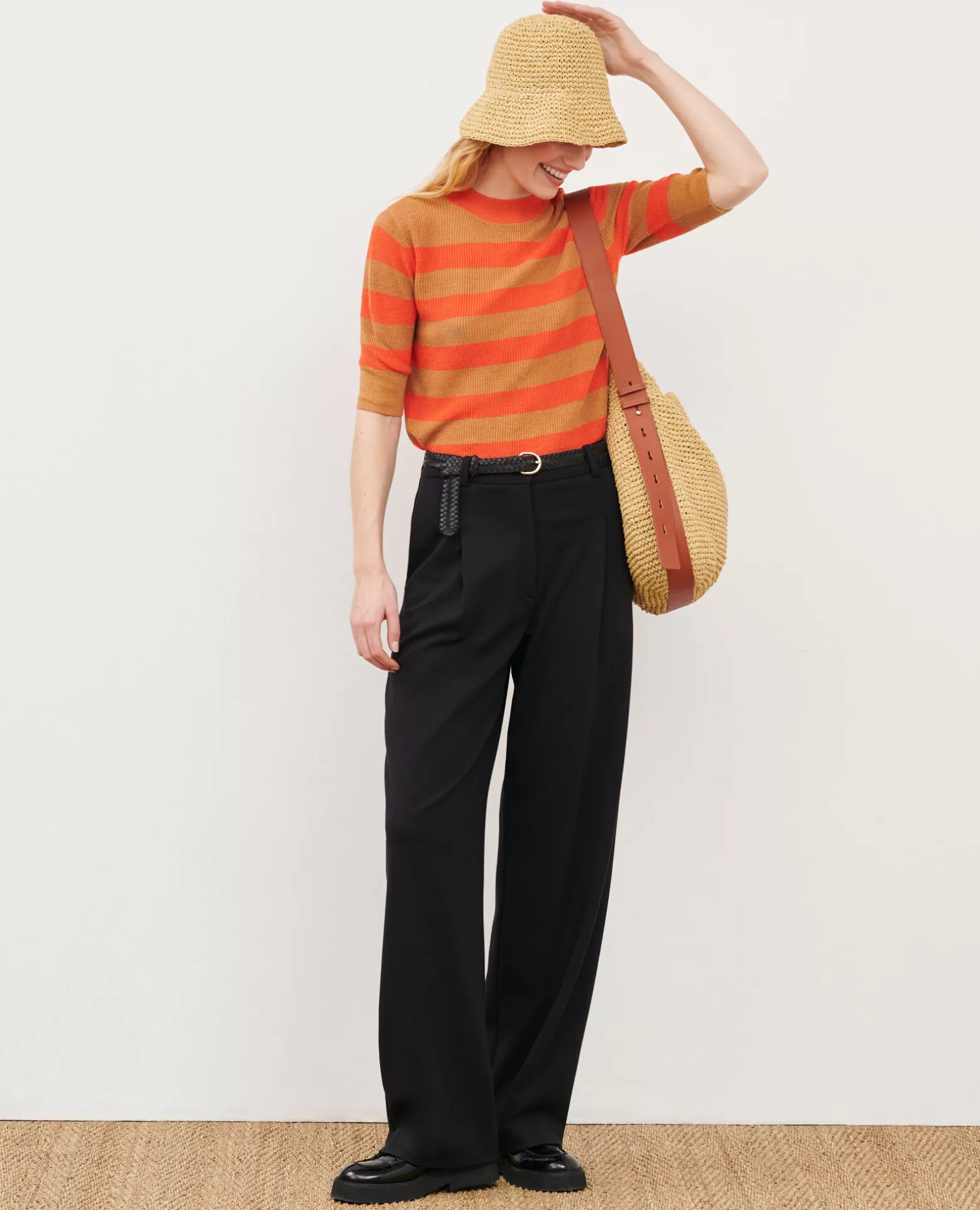 Pantalons | Comptoir des Cotonniers Yvonne - Pantalon Ample 8853 09 Black
